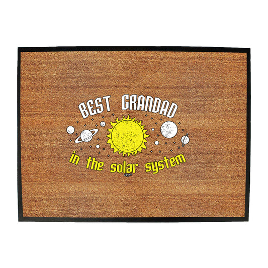 Best Grandad Solar System - Funny Novelty Doormat