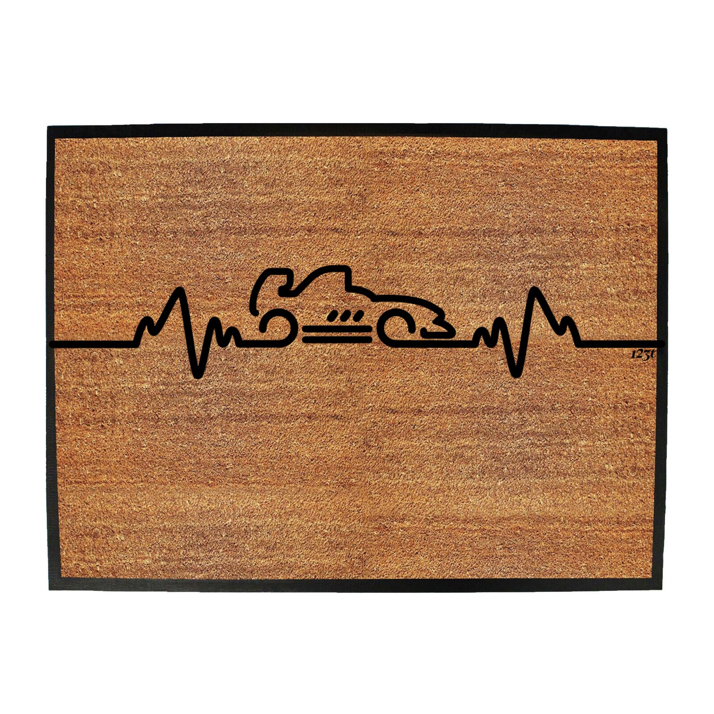 Motor Racing Pulse - Funny Novelty Doormat