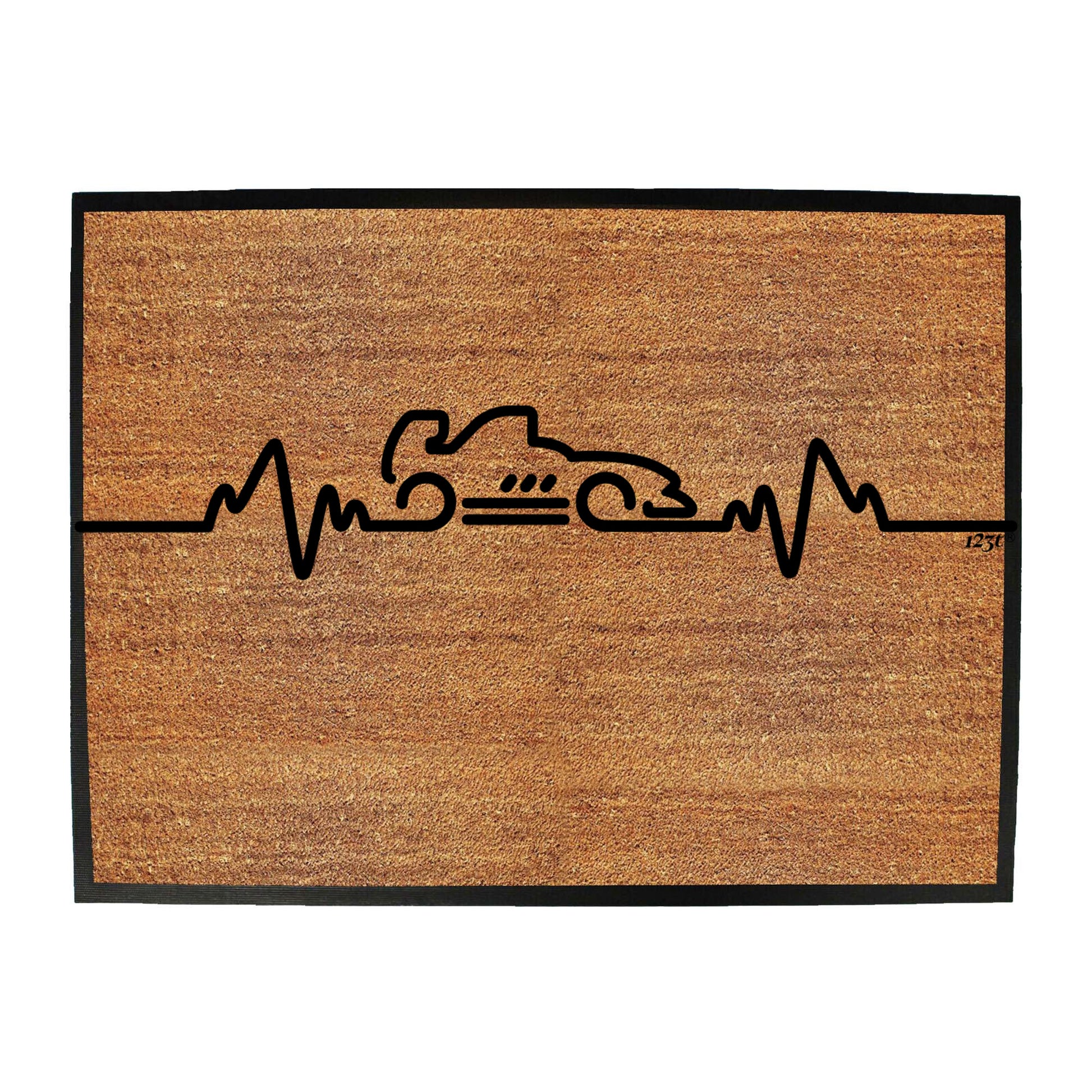 Motor Racing Pulse - Funny Novelty Doormat