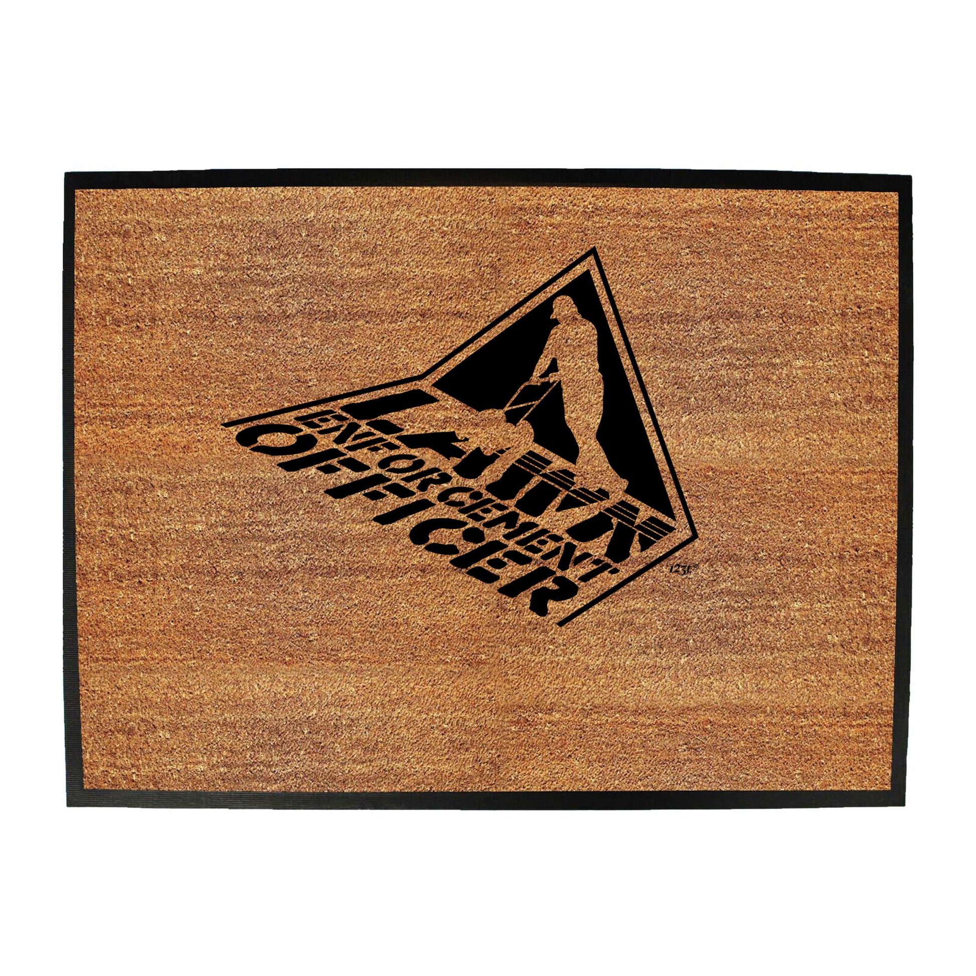 Lawn Enforcement Officer - Funny Novelty Doormat