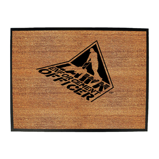 Lawn Enforcement Officer - Funny Novelty Doormat