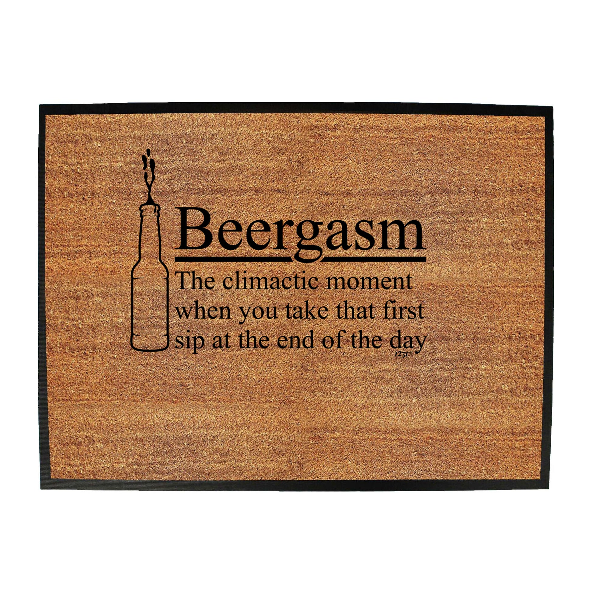 Beergasm - Funny Novelty Doormat