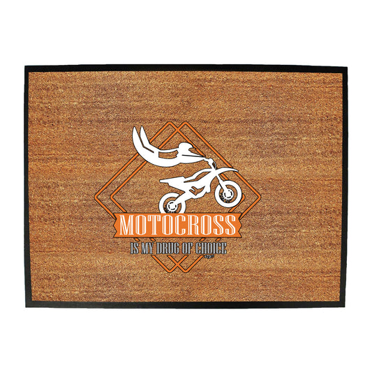 Motocross Is My Choice Dirt Bike - Funny Novelty Doormat