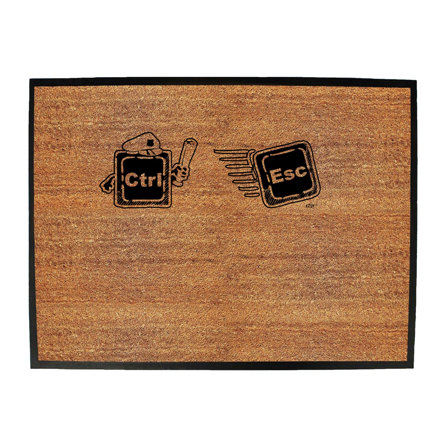 Ctrl Esc Keys Computer - Funny Novelty Doormat