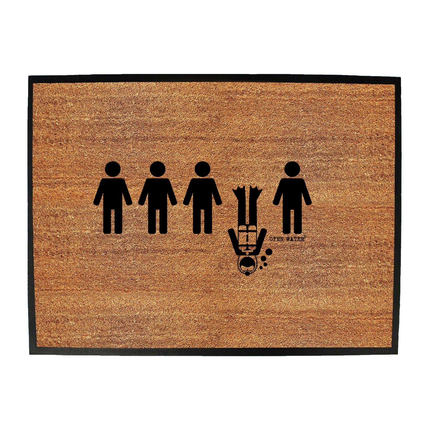 Ow 1 In Every 5 Is A Diver - Funny Novelty Doormat