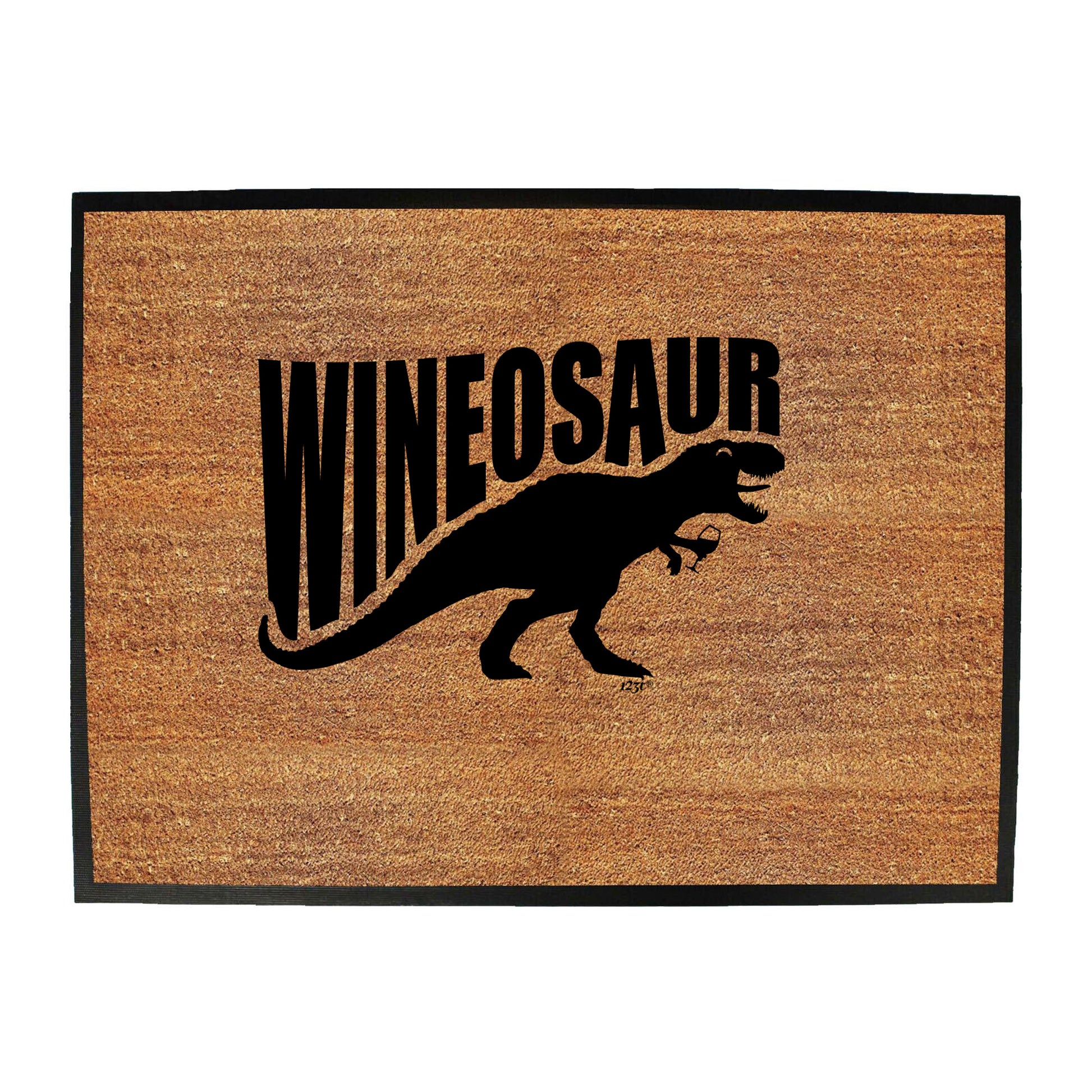 Wineosaur Dinosaur - Funny Novelty Doormat