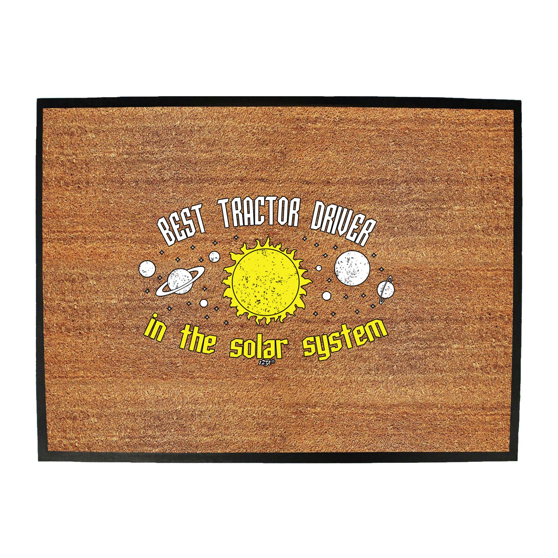 Best Tractor Driver Solar System - Funny Novelty Doormat