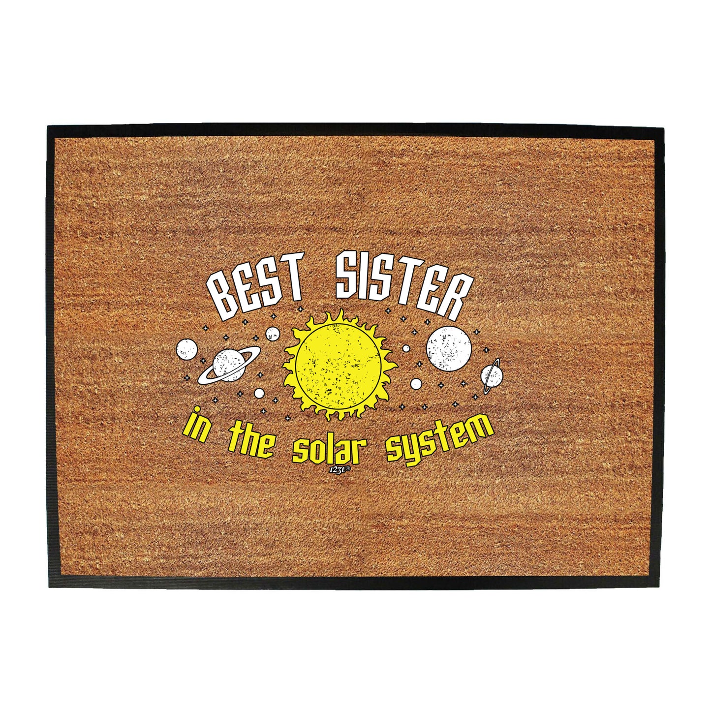 Best Sister Solar System - Funny Novelty Doormat