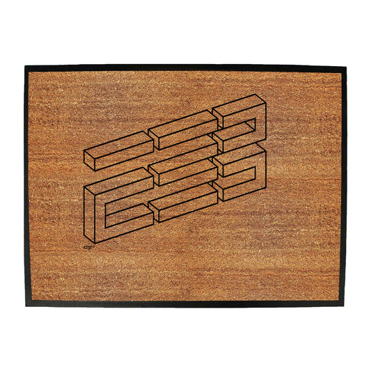 Llusion Block - Funny Novelty Doormat