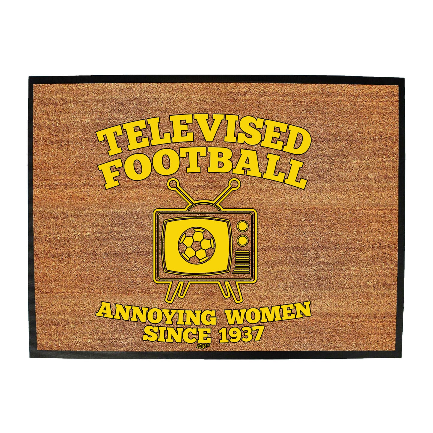 Telvised Football Annoying Women - Funny Novelty Doormat