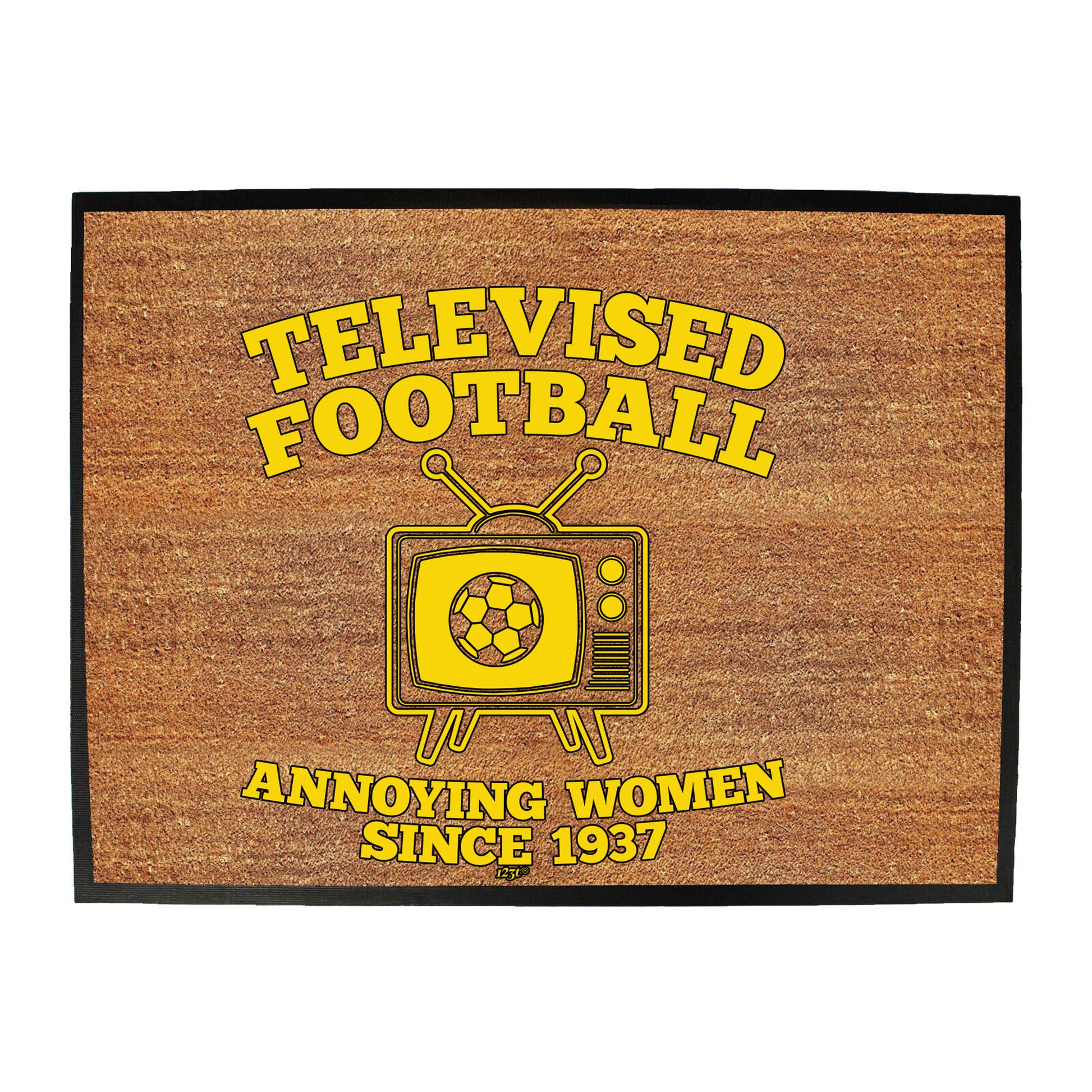 Telvised Football Annoying Women - Funny Novelty Doormat