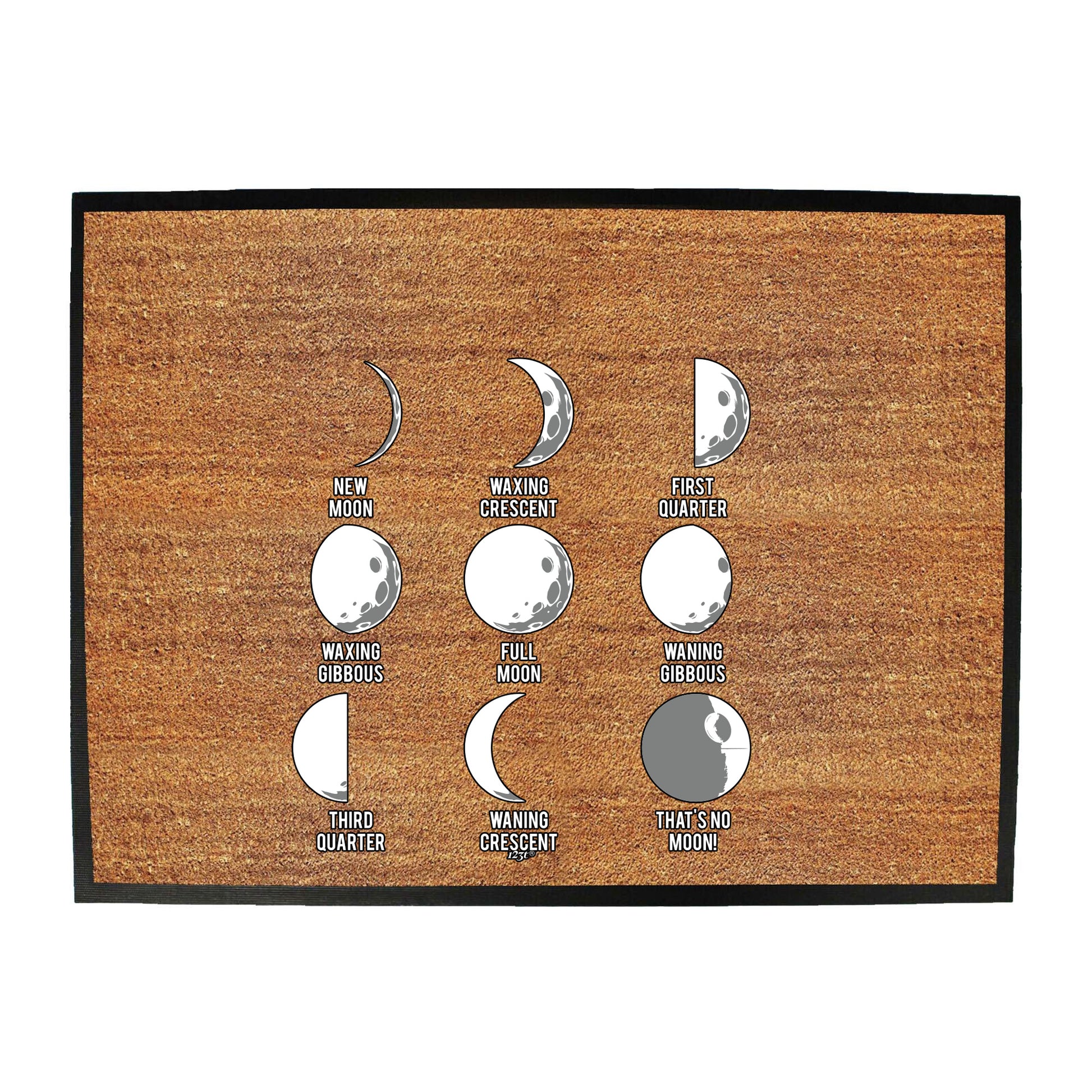 Moon Phases Thats No Moon - Funny Novelty Doormat