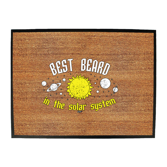 Best Beard Solar System - Funny Novelty Doormat