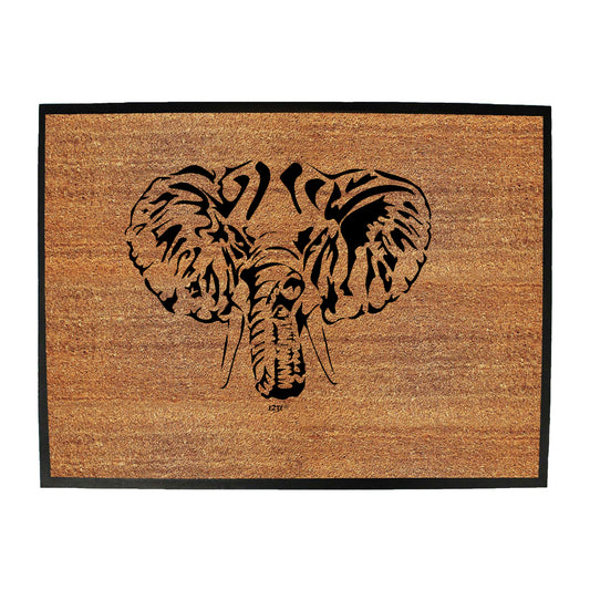 Elephant Head - Funny Novelty Doormat