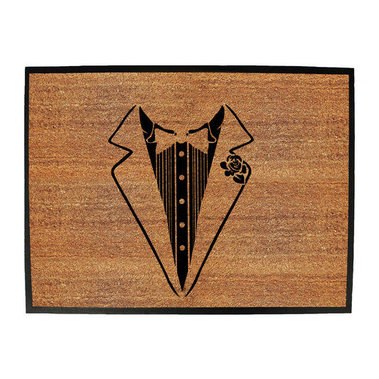 Tuxedo White - Funny Novelty Doormat