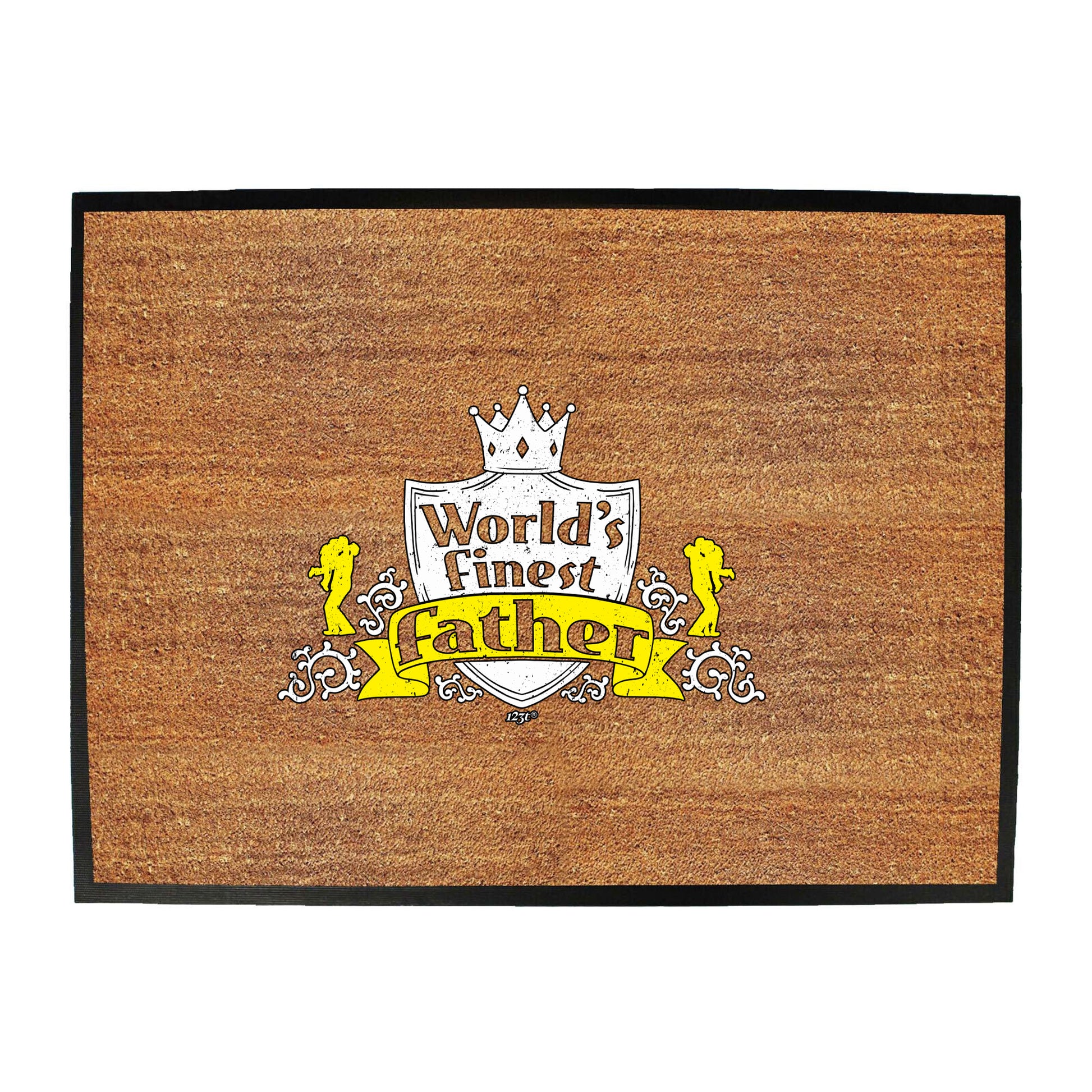 Worlds Finest Father - Funny Novelty Doormat