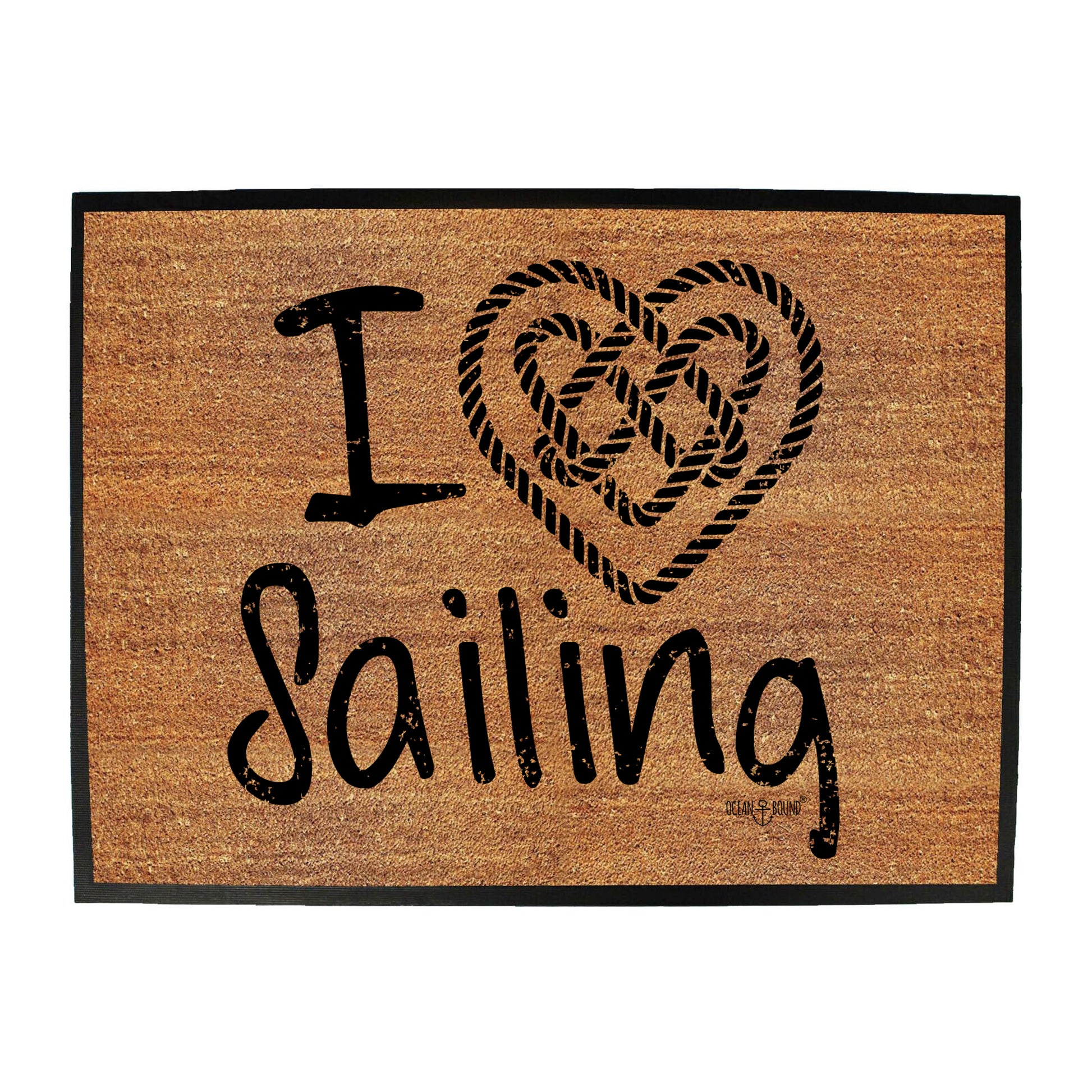 Ob I Love Sailing - Funny Novelty Doormat