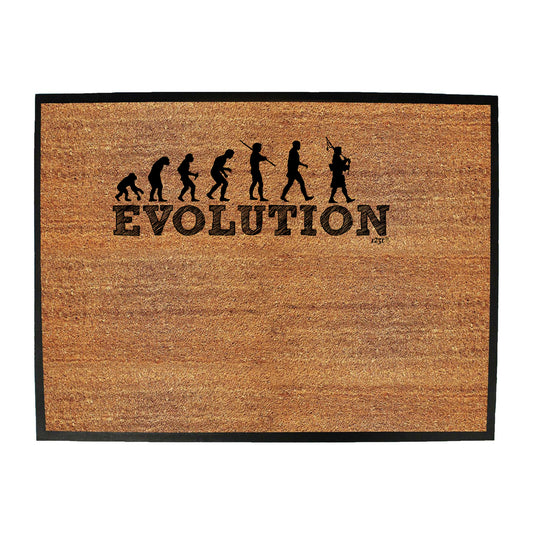 Evolution Pipe Scottish Player - Funny Novelty Doormat