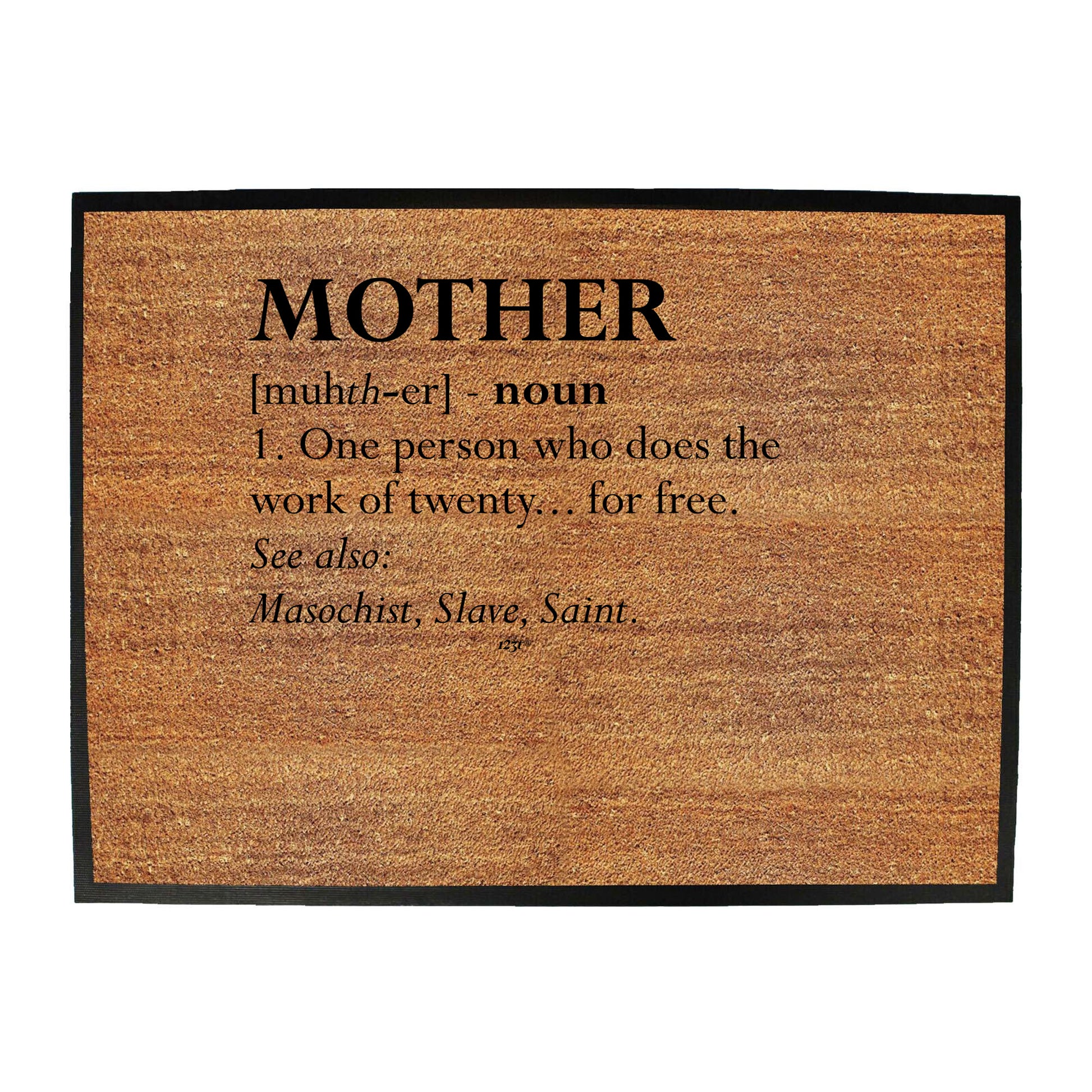 Mother Noun - Funny Novelty Doormat