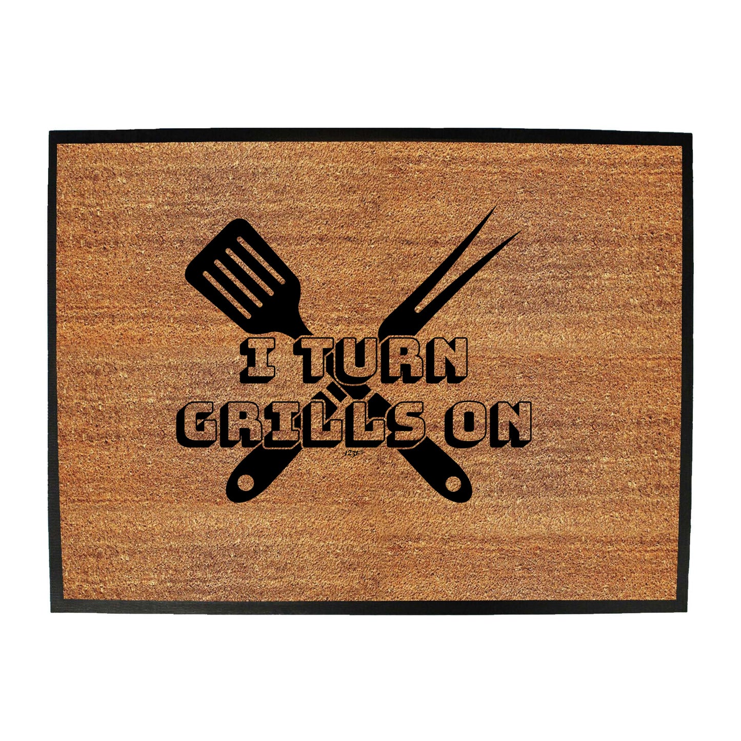 Turn Grills On Bbq - Funny Novelty Doormat