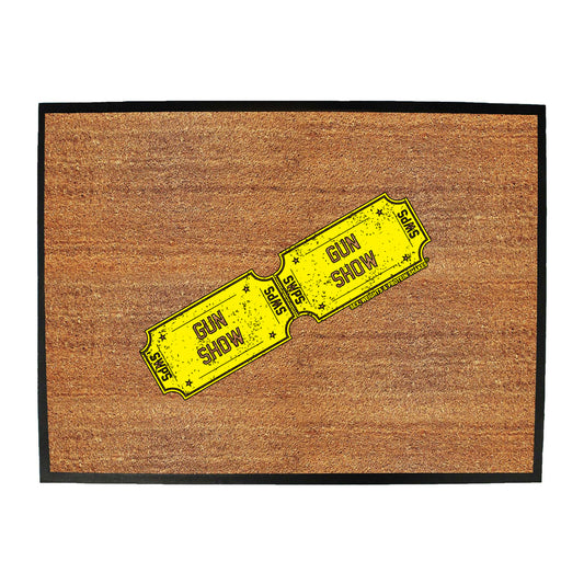 Swps Gun Show Tickets - Funny Novelty Doormat