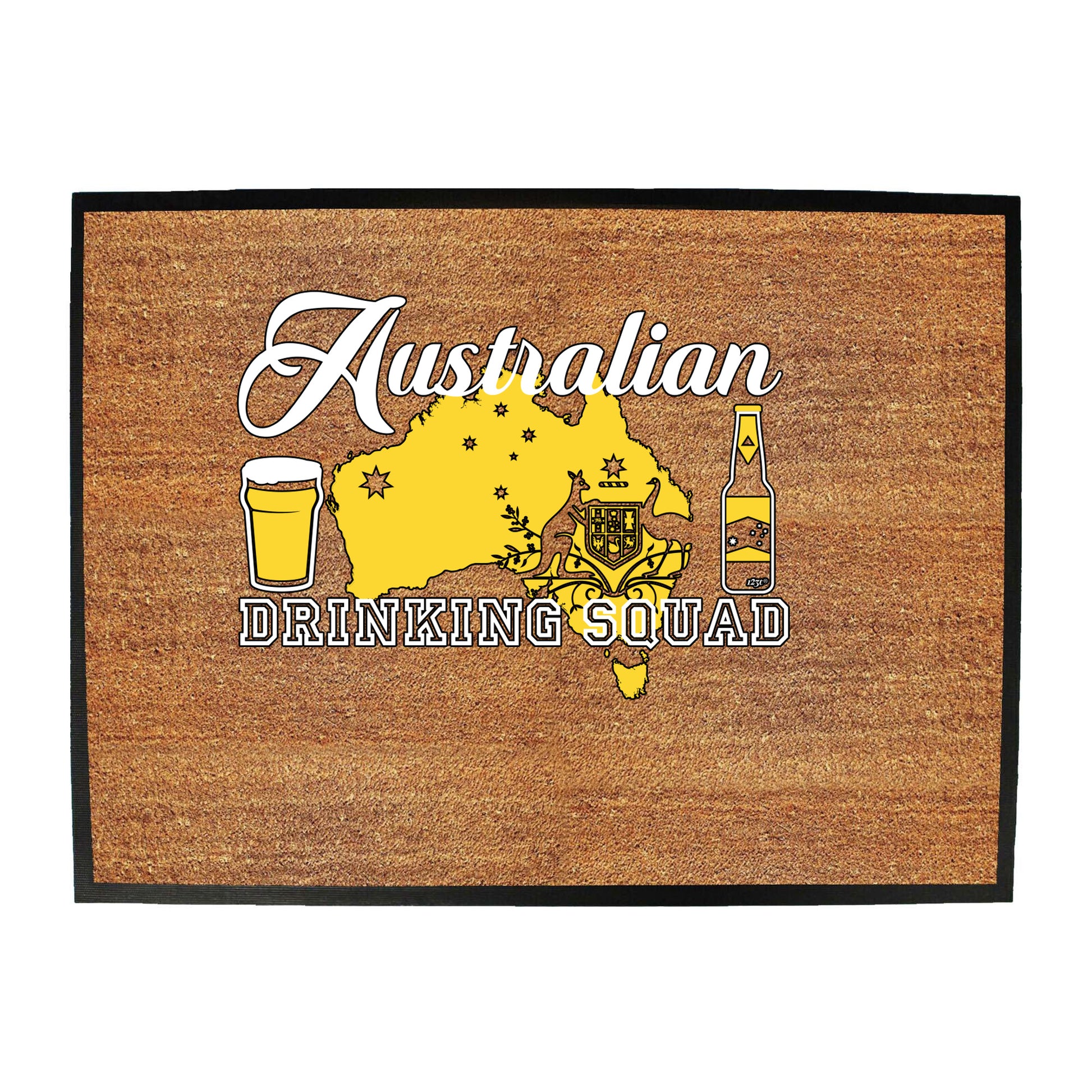 Australia Drinking Squad - Funny Novelty Doormat