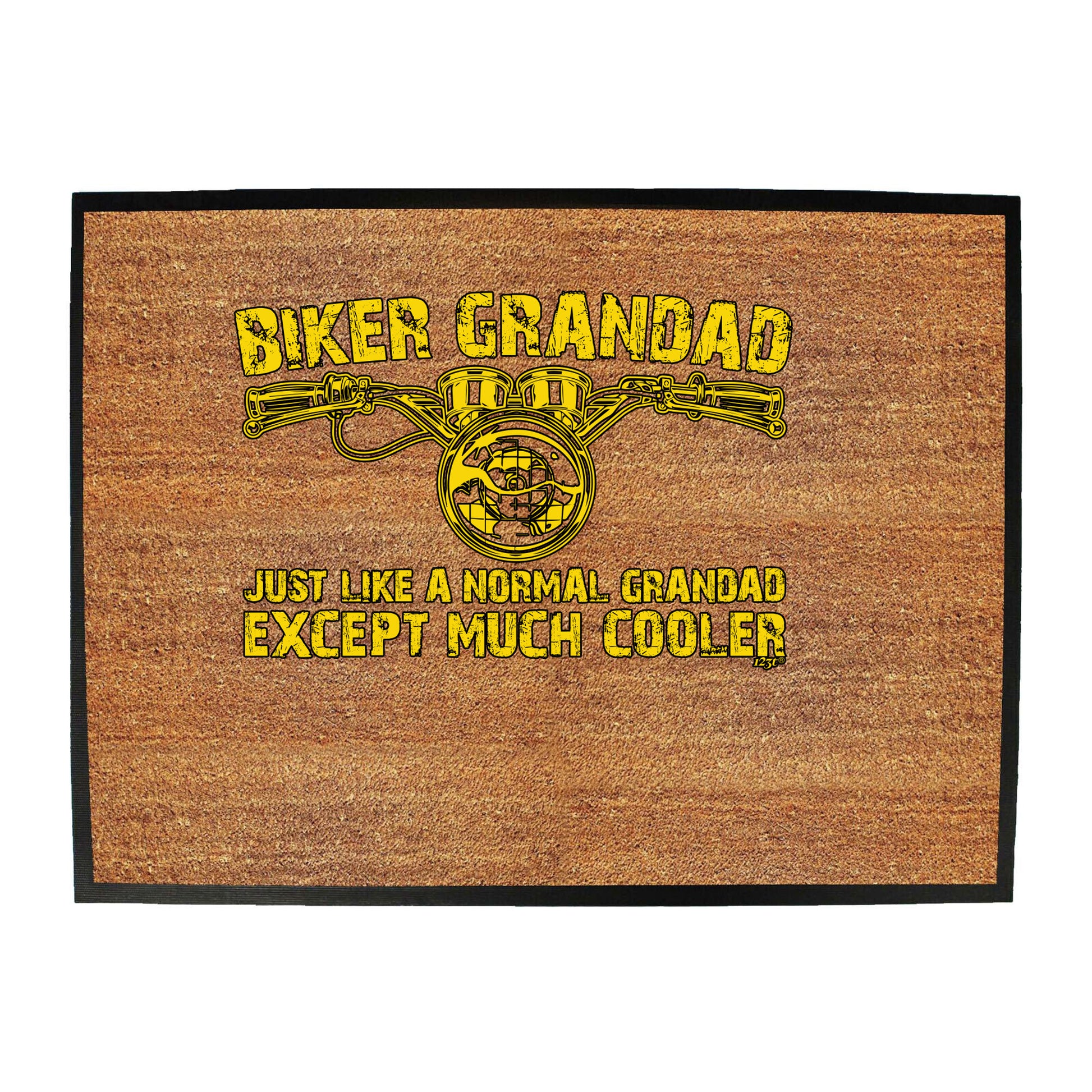 Biker Grandad - Funny Novelty Doormat