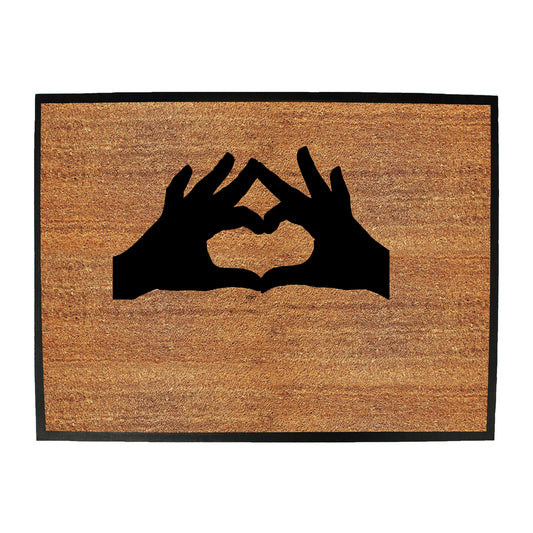 Heart Hands - Funny Novelty Doormat