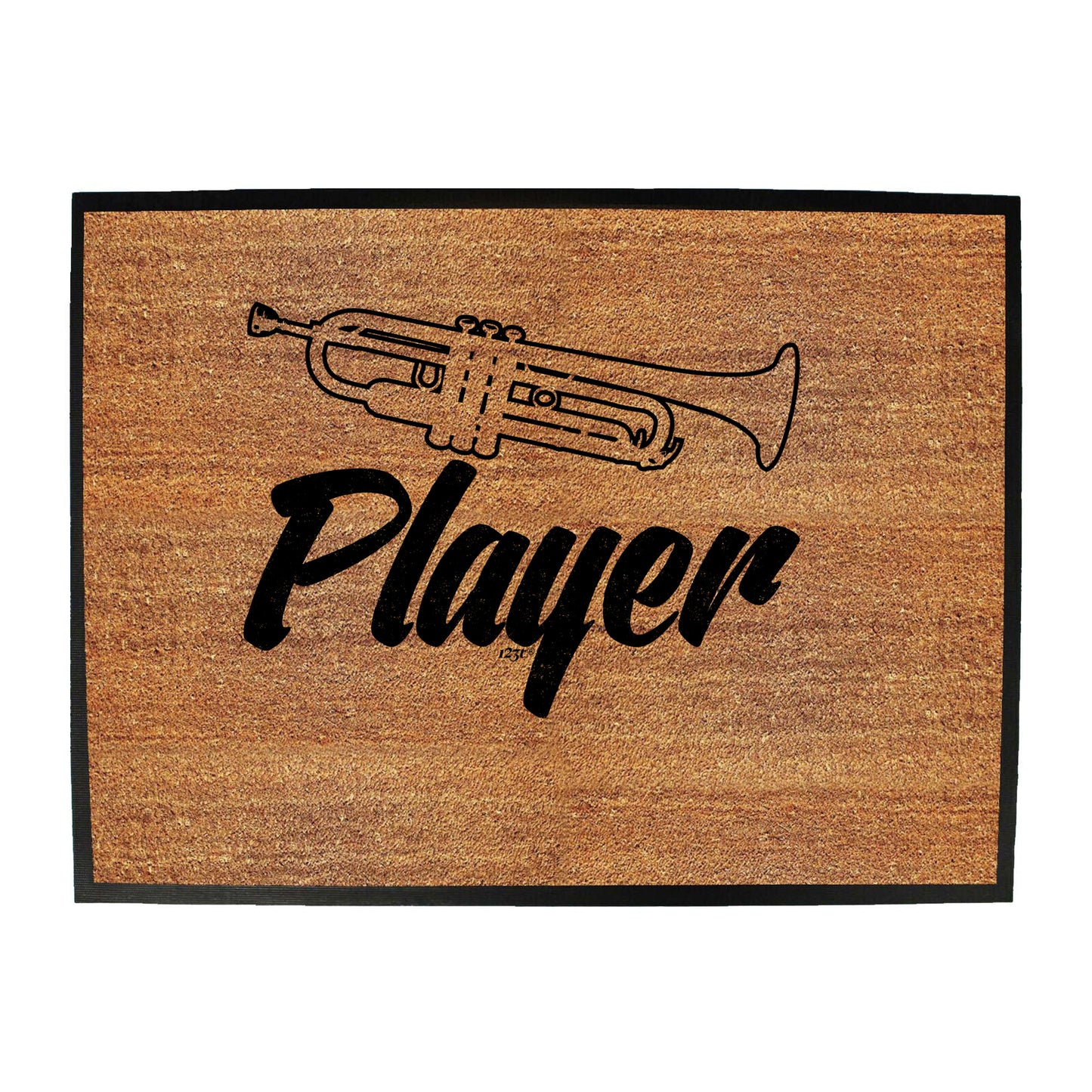 Trumpet Player Music - Funny Novelty Doormat