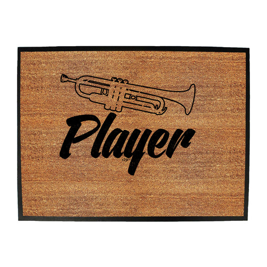 Trumpet Player Music - Funny Novelty Doormat