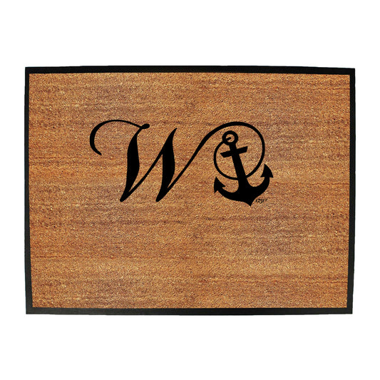W Anchor - Funny Novelty Doormat