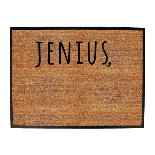 Jenius - Funny Novelty Doormat