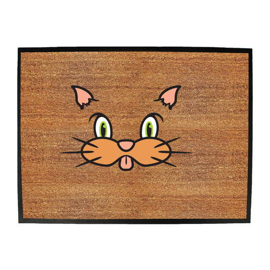 Cat Animal Face Ani Mates - Funny Novelty Doormat