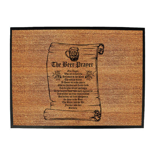 The Beer Prayer - Funny Novelty Doormat