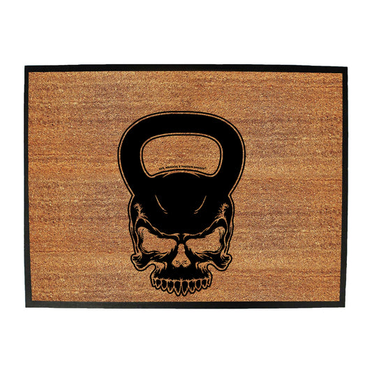 Swps Kettlebell Skull - Funny Novelty Doormat