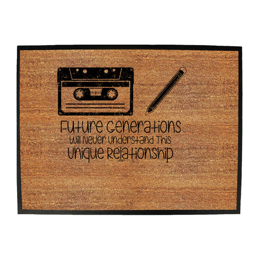 Future Generations Will Never Understand Retro - Funny Novelty Doormat