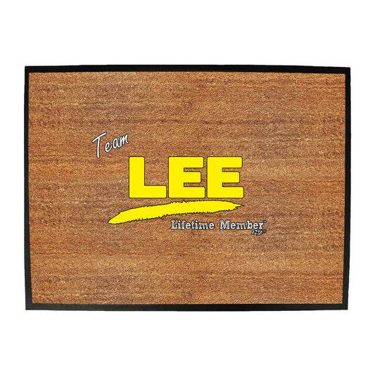 Lee V1 Lifetime Member - Funny Novelty Doormat