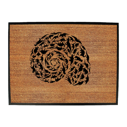 Dinosaur Fossil - Funny Novelty Doormat