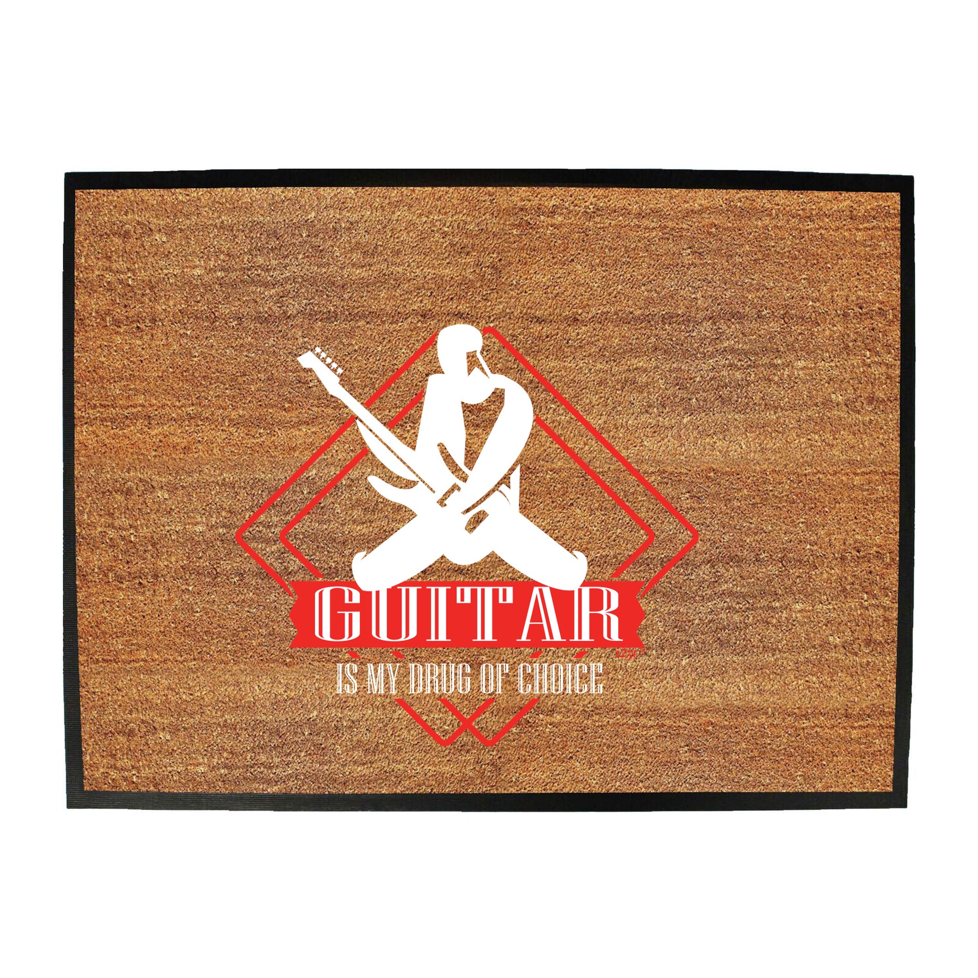 Guitar Is My Choice Music - Funny Novelty Doormat