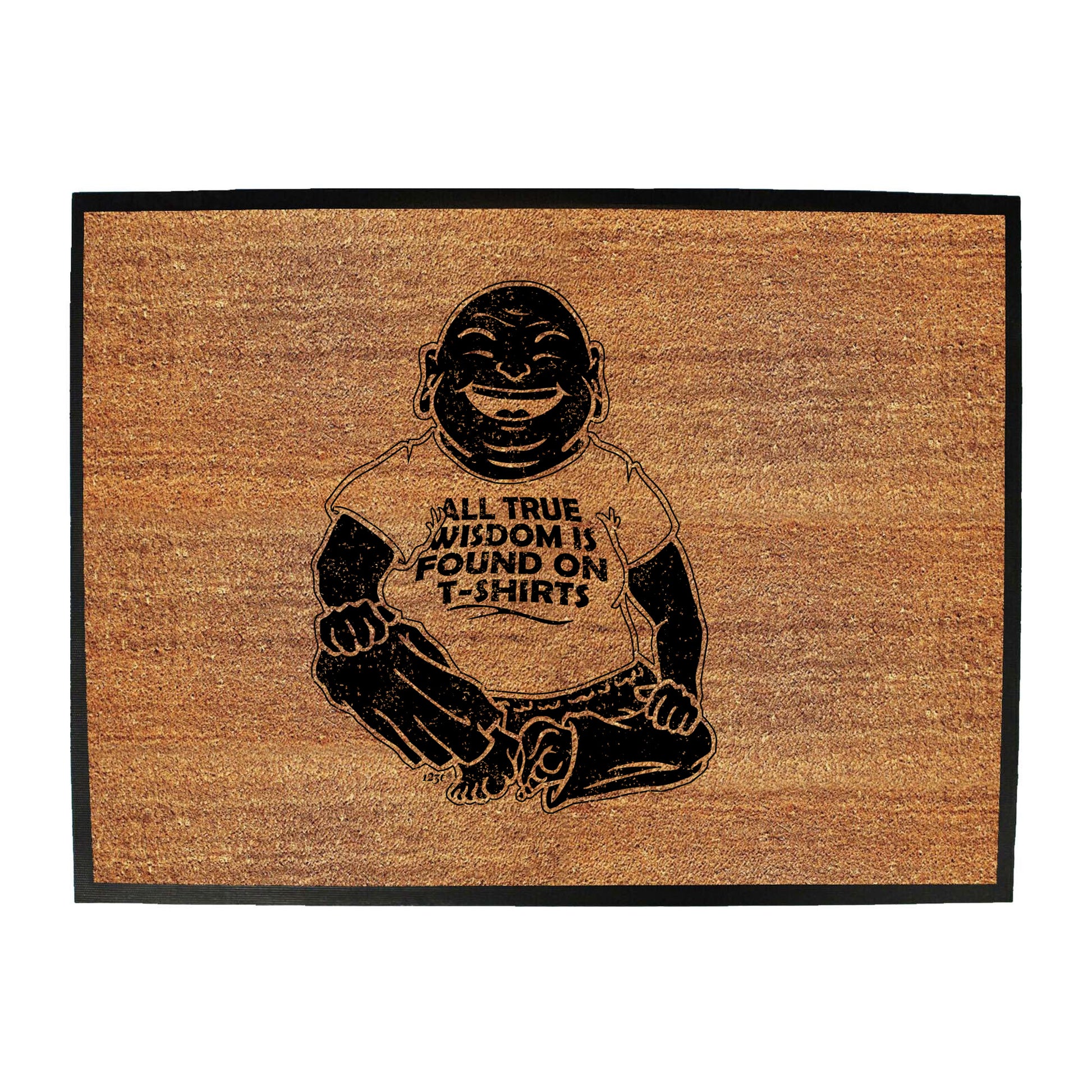 All True Wisdom Is Found - Funny Novelty Doormat