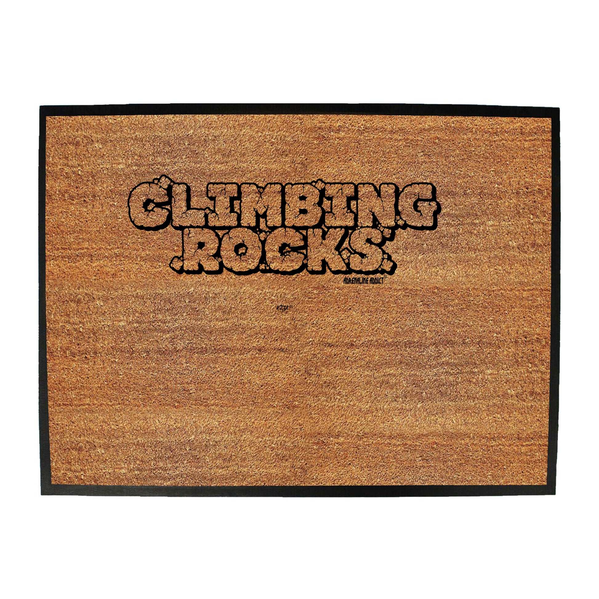 Aa Climbing Rocks - Funny Novelty Doormat