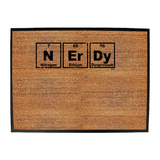 Nerdy Periodic - Funny Novelty Doormat