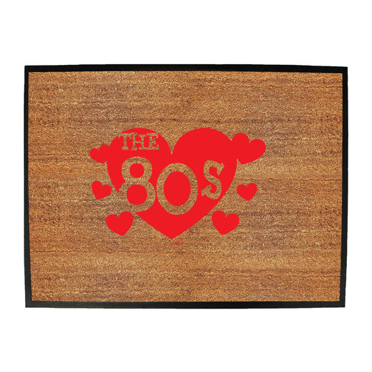 The 80S Red Heart - Funny Novelty Doormat