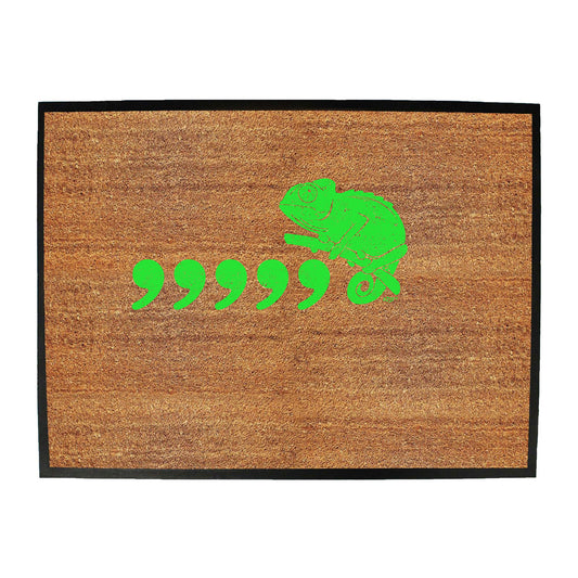 Comma Chameleon 80'S Retro - Funny Novelty Doormat