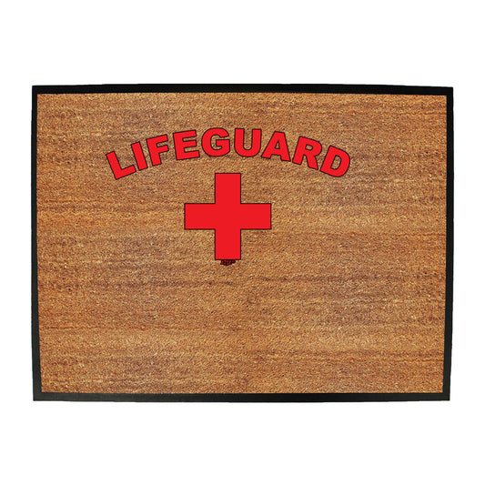 Lifeguard Red - Funny Novelty Doormat
