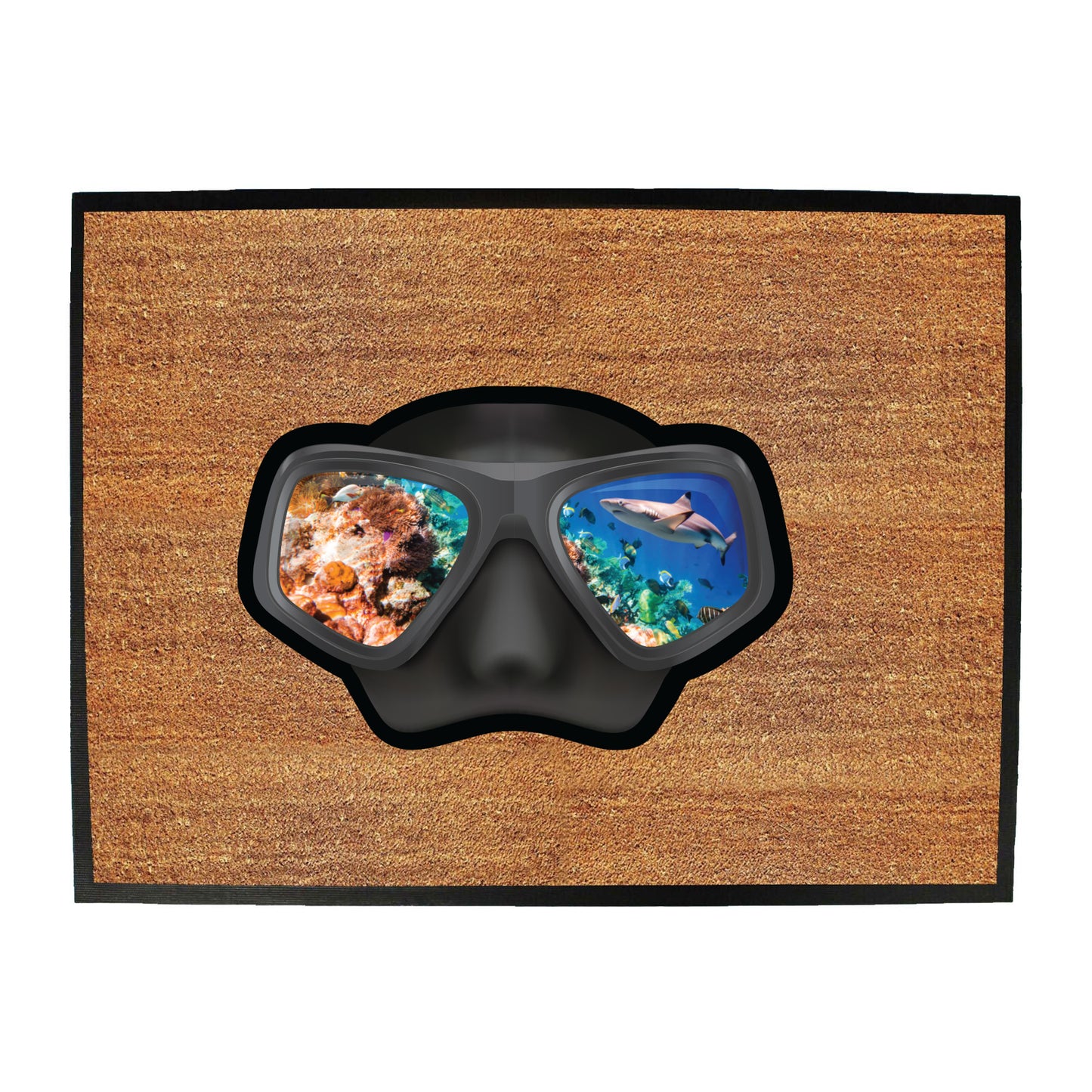 Ow Scuba Goggles Versacam - Funny Novelty Doormat