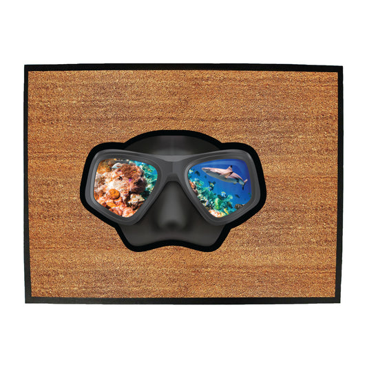 Ow Scuba Goggles Versacam - Funny Novelty Doormat