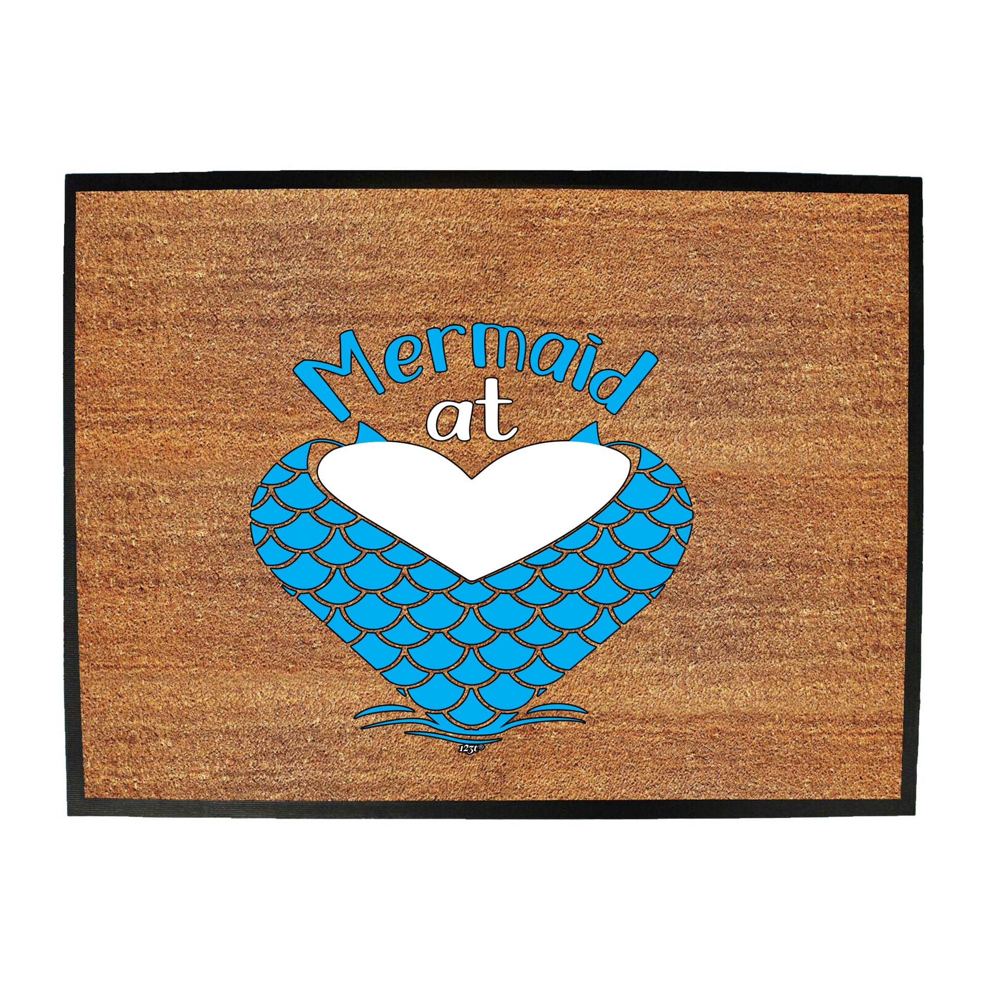 Mermaid At Heart - Funny Novelty Doormat