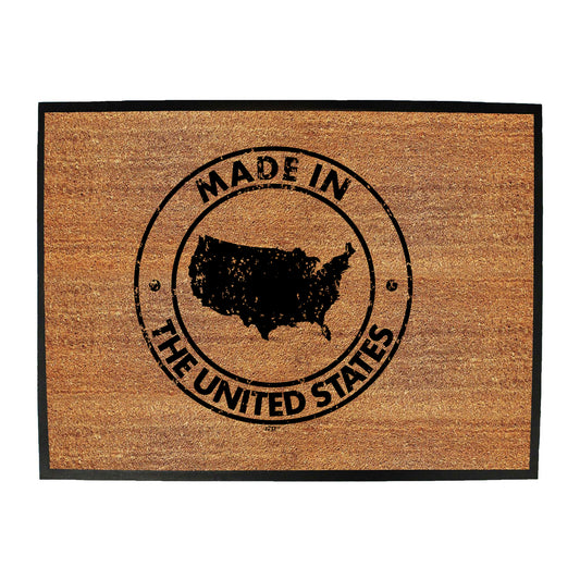 Made In The United States - Funny Novelty Doormat