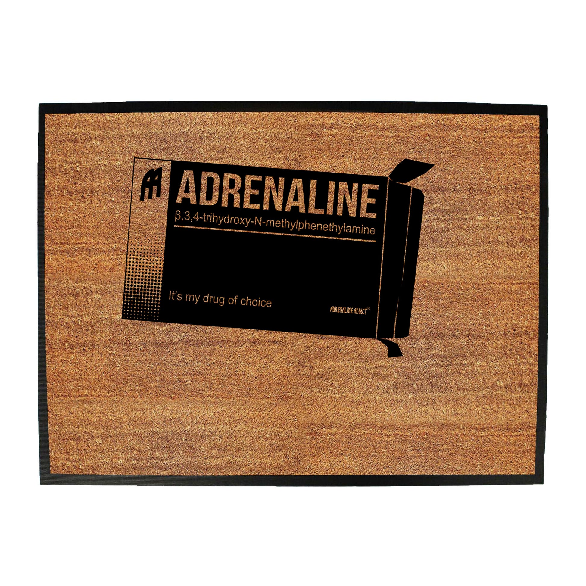 Aa Adrenaline Drug Pack - Funny Novelty Doormat